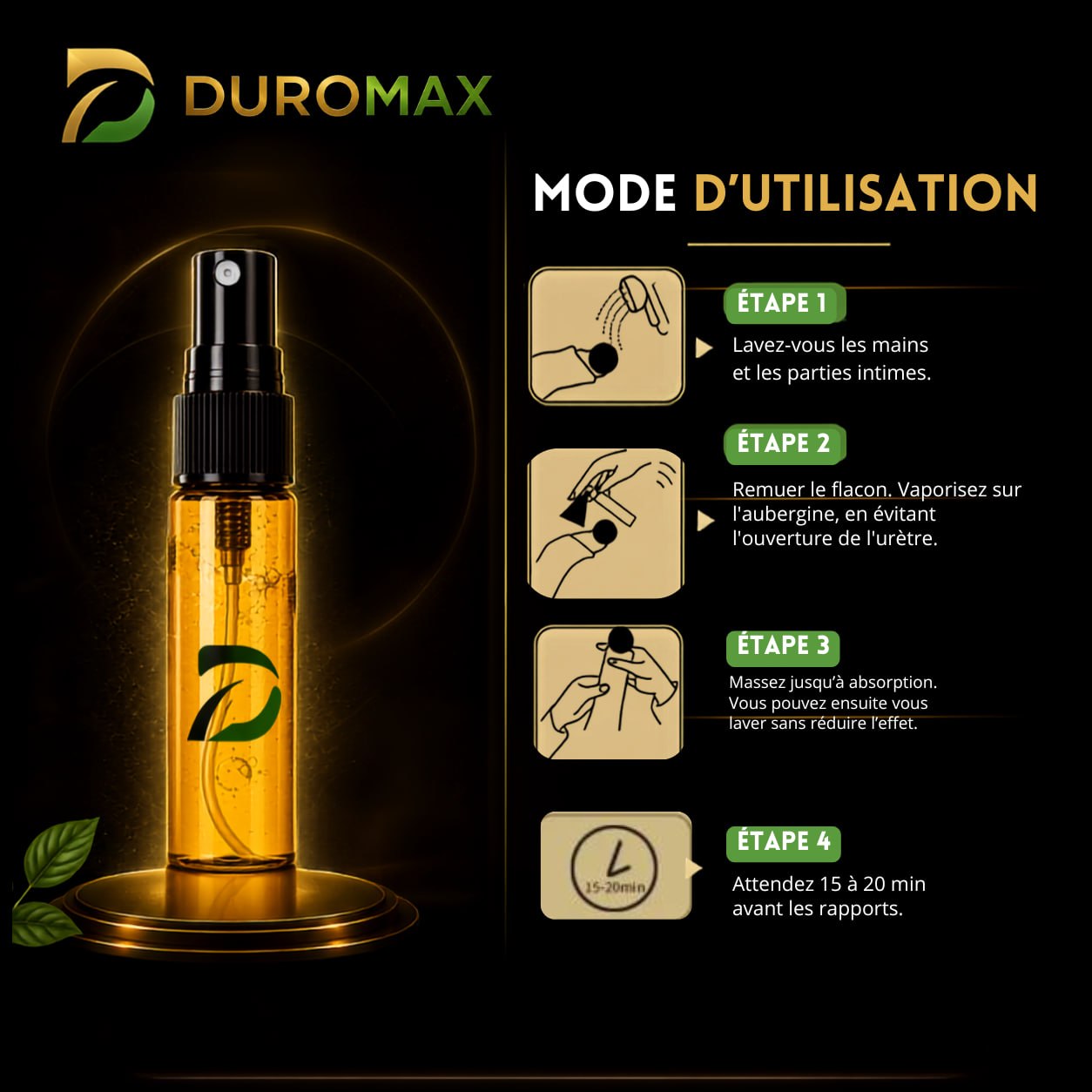 Le meilleur spray d'endurance au monde: PASSE DE 2 MINUTES À PLUS DE 35 MINUTES DE PLAISIR